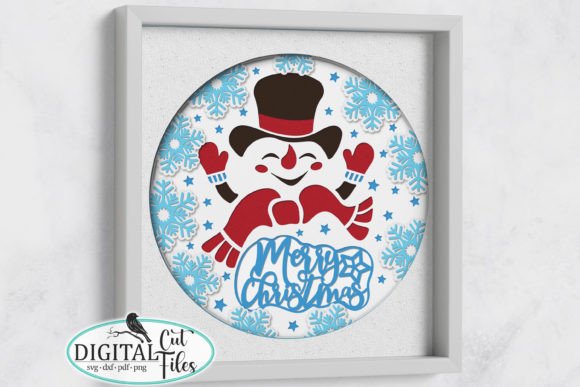 Download 3D Snowman Shadow Box Svg Papercut - Snowman shadow box svg Collection
