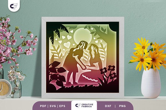 Download Mother's Day 3D Shadow Box Paper Cut - Mother's day 3d shadow box Collection